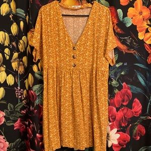 Floral Madewell Babydoll Dress